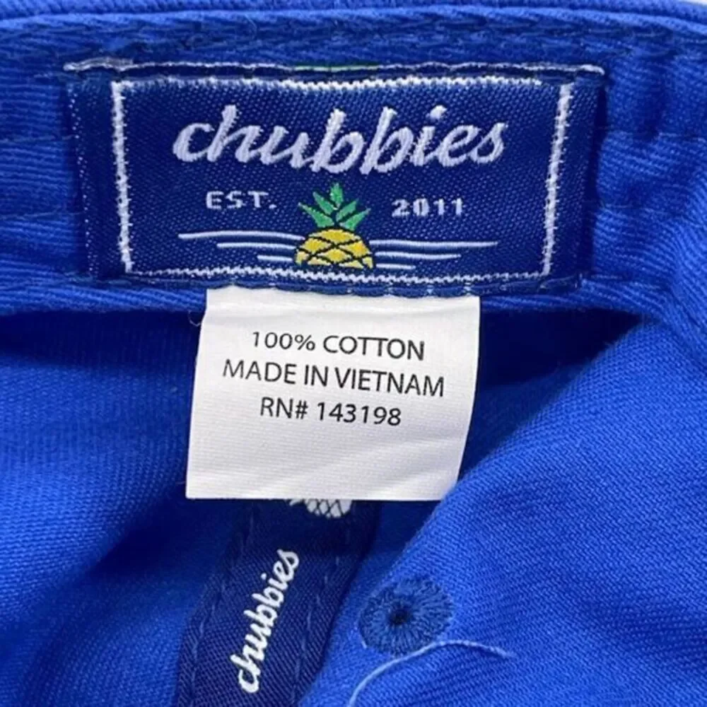 Chubbies‎ Royal Blue Pineapple Strap Back Hat